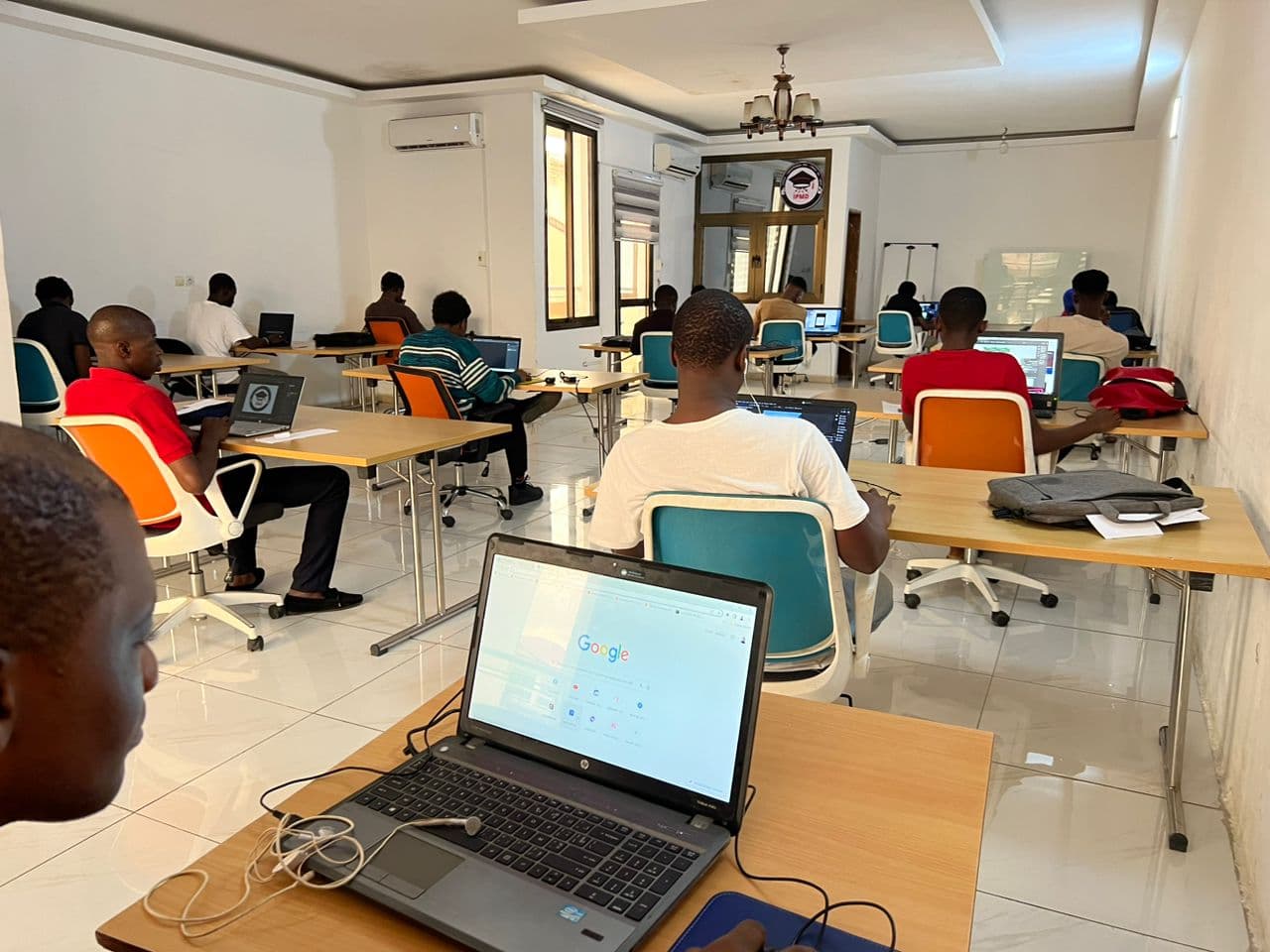 Étudiants de l'IPMD en formation